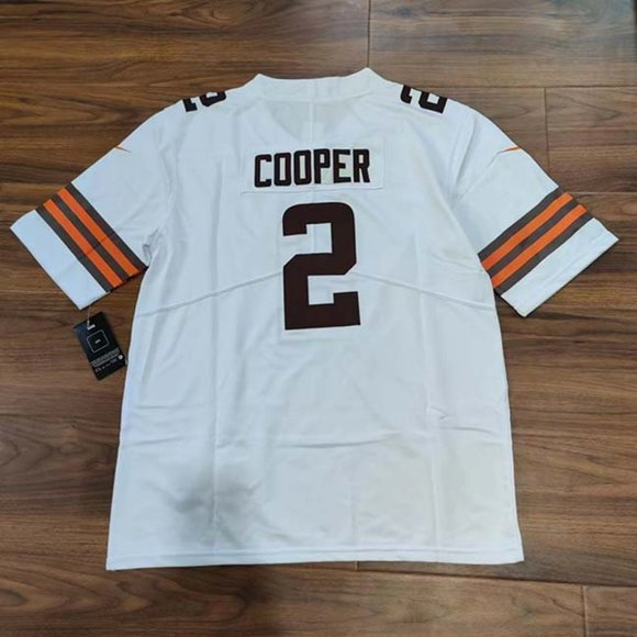 NFL Cleveland Browns Amari Cooper #2 Jersey-White - Picture 2 of 7
